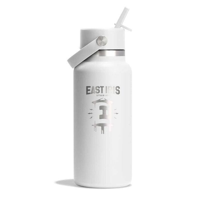 32 oz WM Flex Straw Bottle - Hydro Flask + East Iris Studios T4